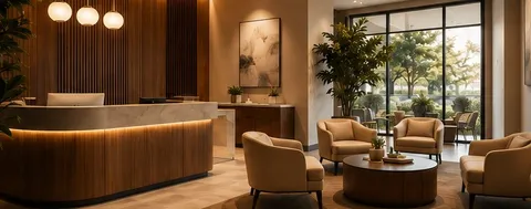 Premium reception lounge